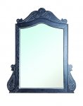 Зеркало Bellezza Аврора 115 чёрный/патина серебро