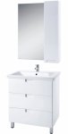 Комплект мебели Bellezza Пегас 70 R 3 ящ. белый